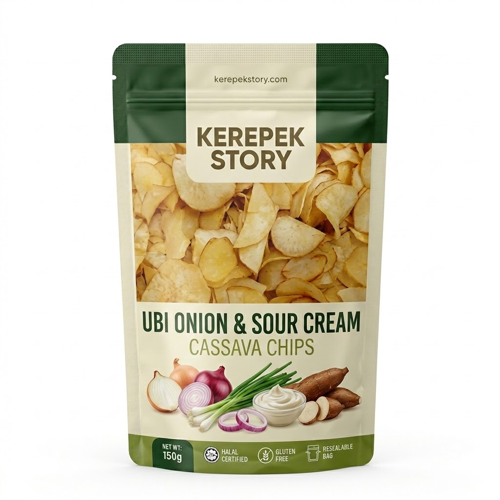 Kerepek Ubi Onion &amp; Sour Cream