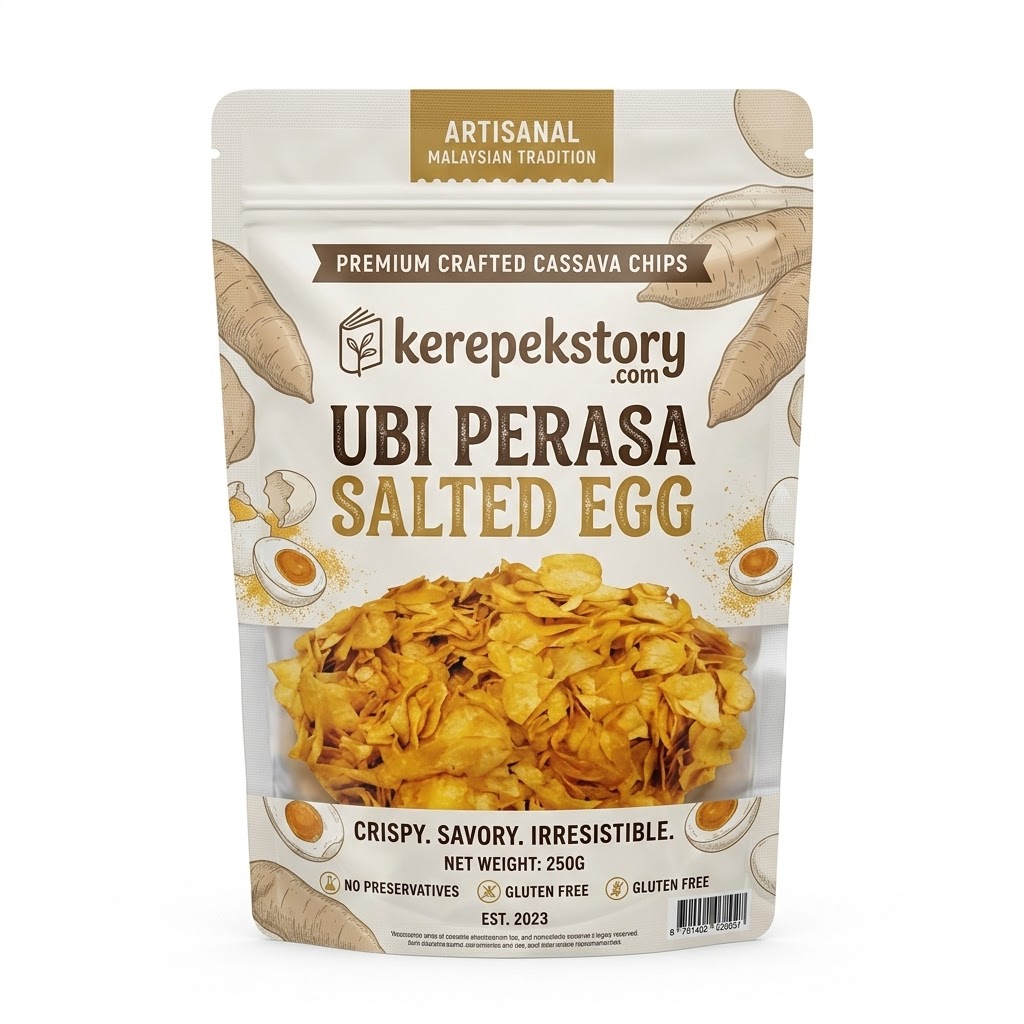 Kerepek Ubi Perisa Salted Egg